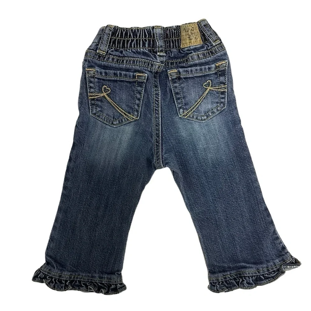 The Children’s Place Dark Wash Flared Jeans Size 18 Months